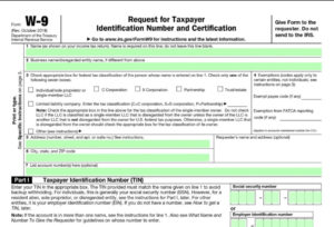 2021 W9 Form Fill Out Online