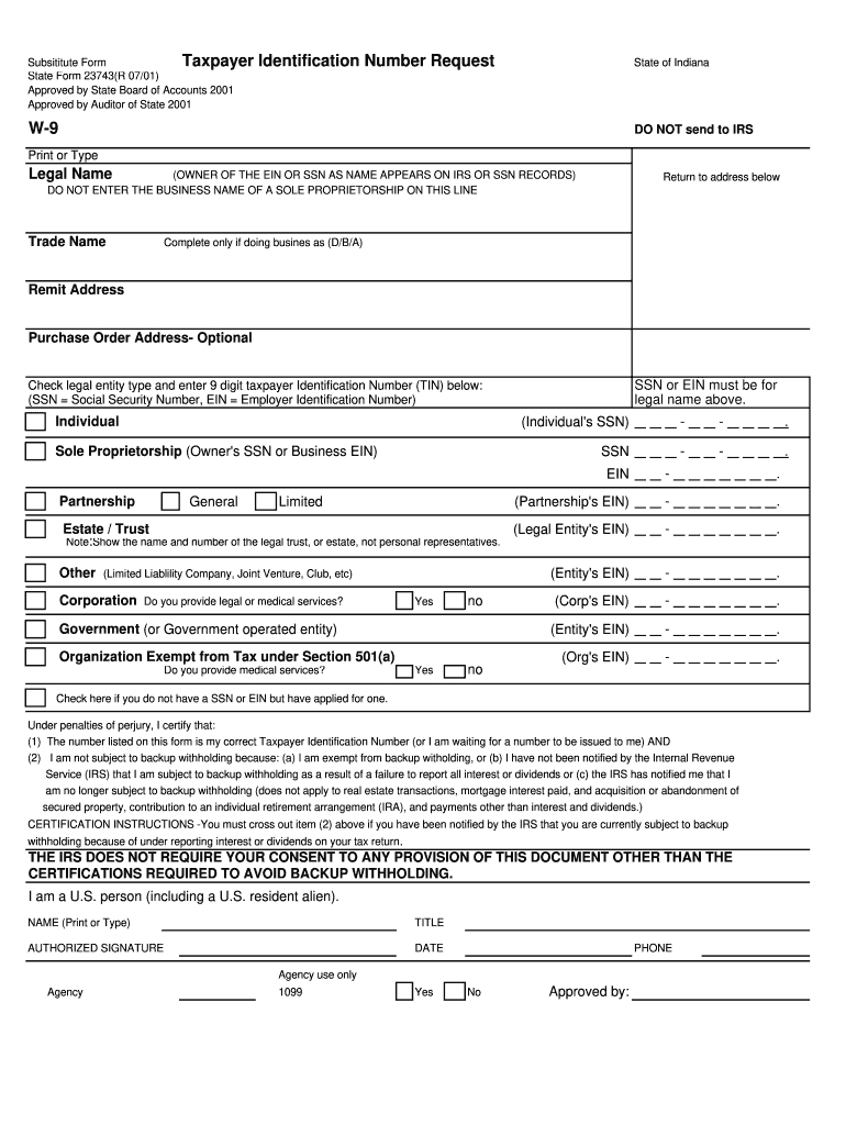 W9 2024 Printable Form Irs Kata Sarina