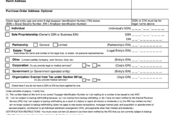 Free Printable W9 Form Microsoft Word Pdf