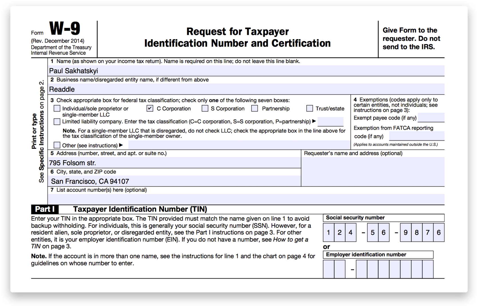 2024 W9 Form Printable Ceil Meagan