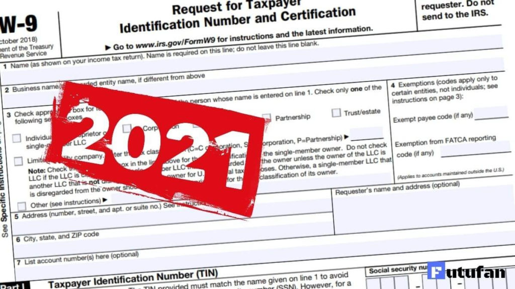 W9 Tax Form Online 2021