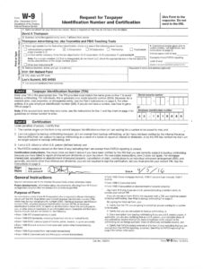 Printable W9 Form Download